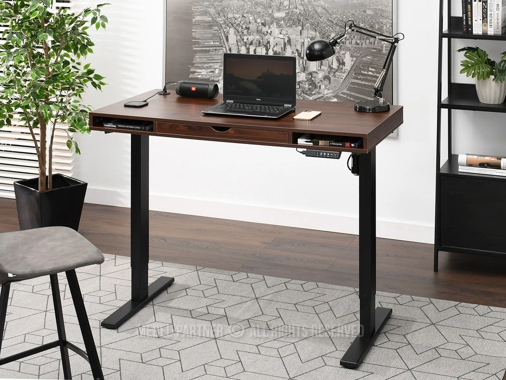 PC asztal Osto 120 (dió + fehér). 1109829