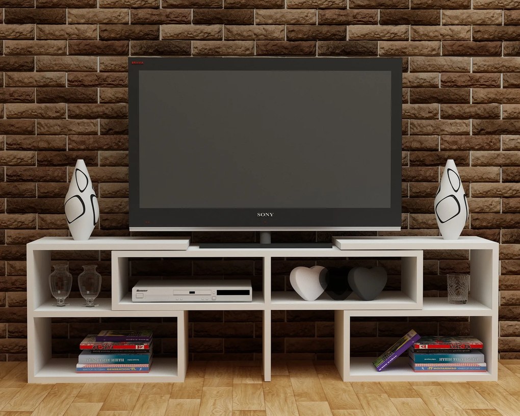 TV szekrény Care - White