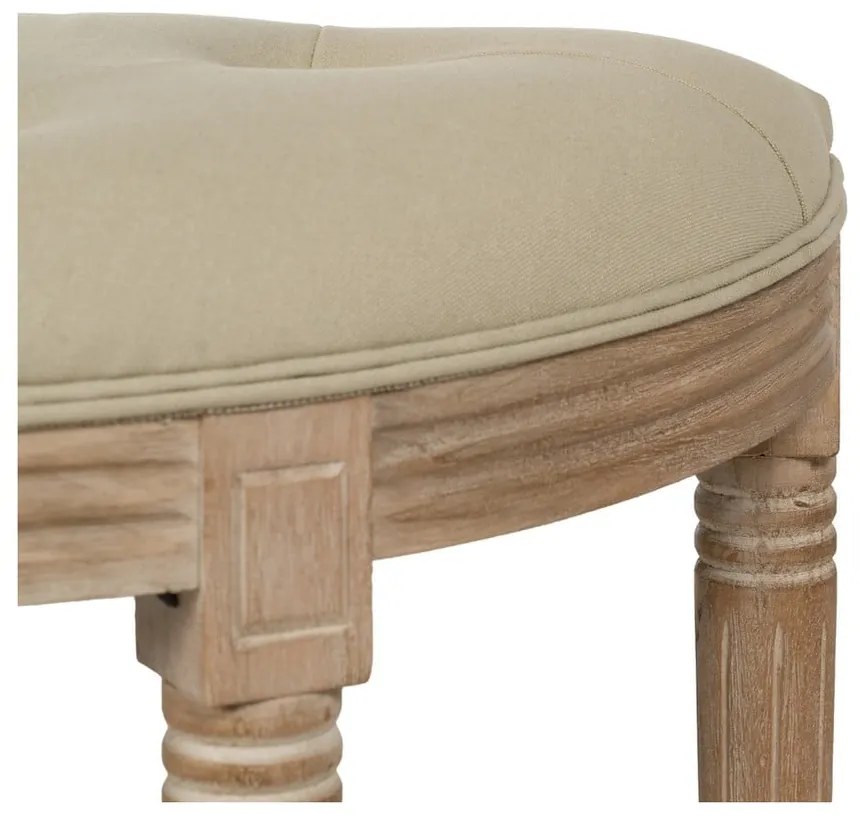 Bézs-natúr színű pad Royal – Ixia