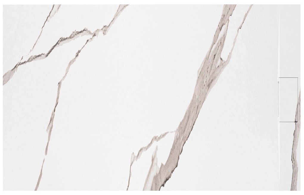 Zuhanytálca Bazalt CARRARA WHITE 80x100