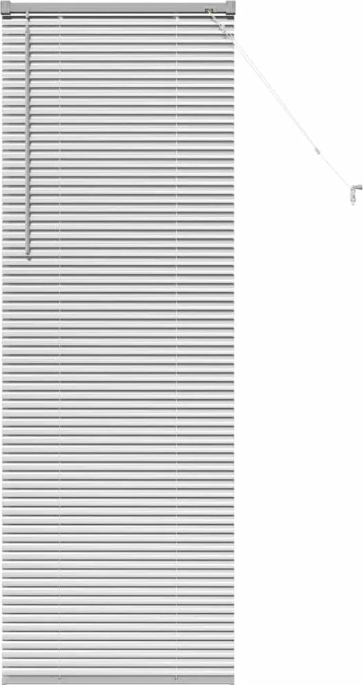 vidaXL Zsalugáter Redőnyök Ezüst 175 x 55 cm Alumínium