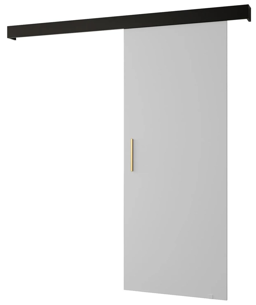 Tolóajtó 80 cm Slavdro 1 (matt fehér + matt fekete). 1108786