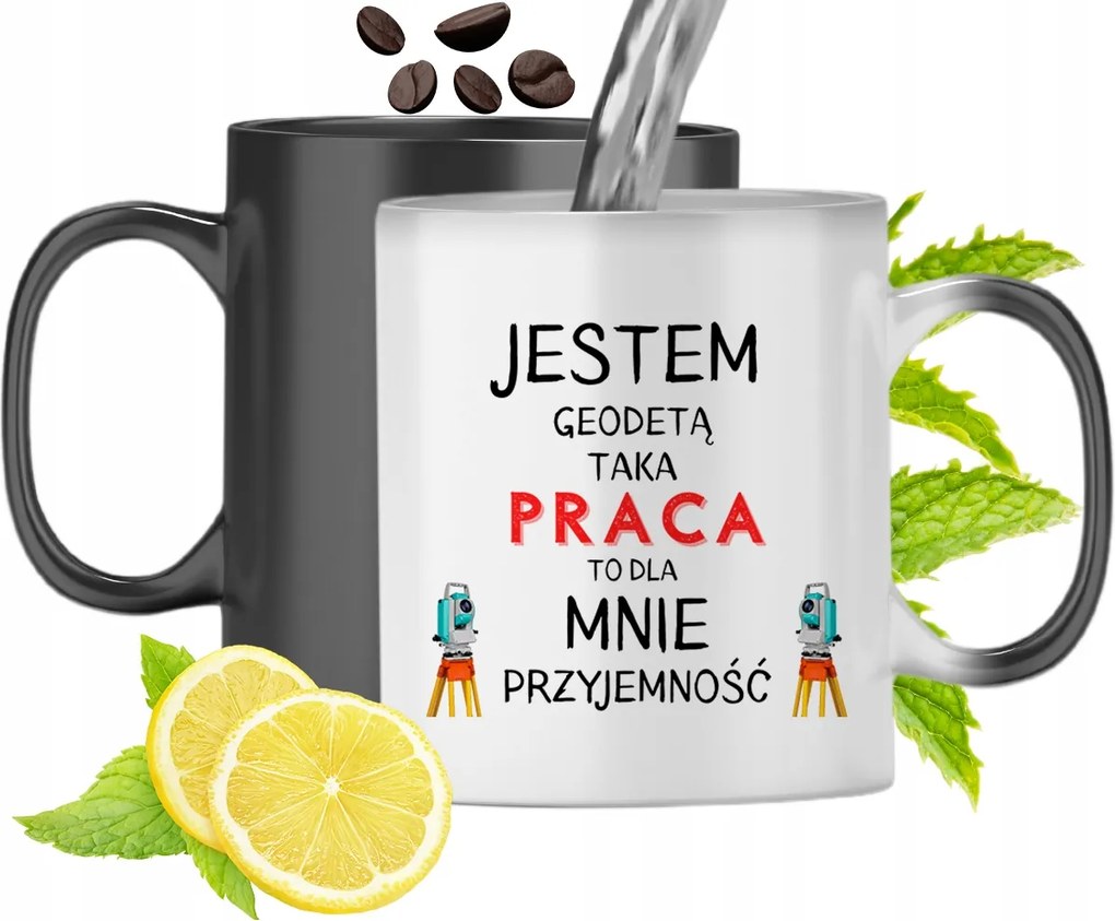 Mágikus Bögre Földmérőknek Színváltós Nyomtatott Fényképpel