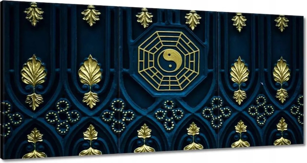 Festmények 180x90 Absztrakt Arany harmónia