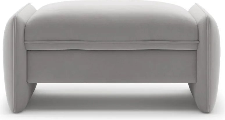 Világosszürke bársony lábtartó Georgia – Micadoni