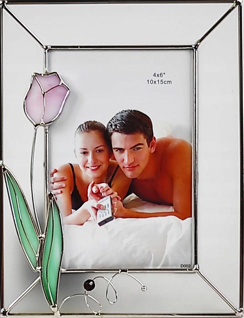 Hb 15 fém képkeret 10x15 cm-es képhez, lábbal