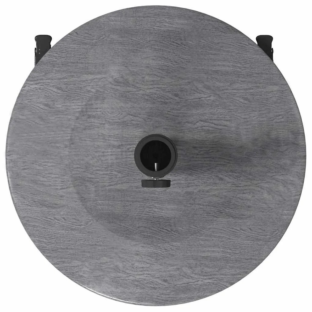 Kültéri Napernyő Tartók Sötét fa 48 x 48 x 32.5 cm Acél, Beton