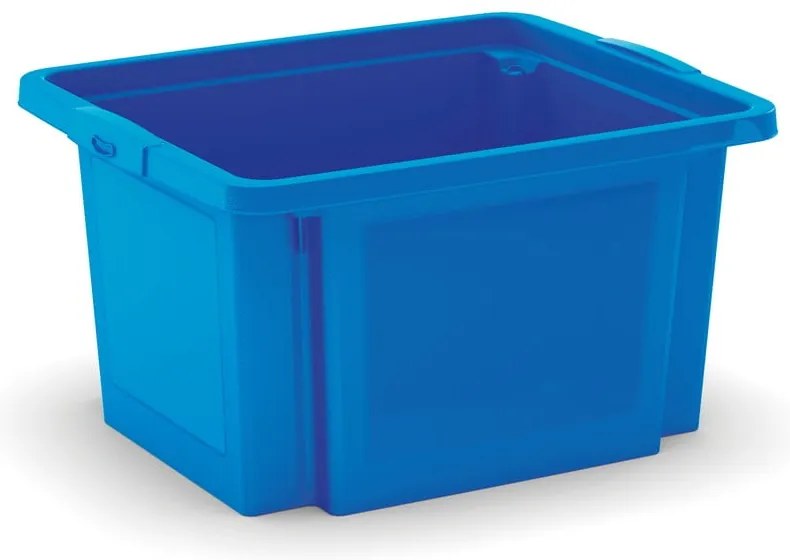 Kék műanyag tárolódoboz 42x35x23 cm H-Box S – KIS