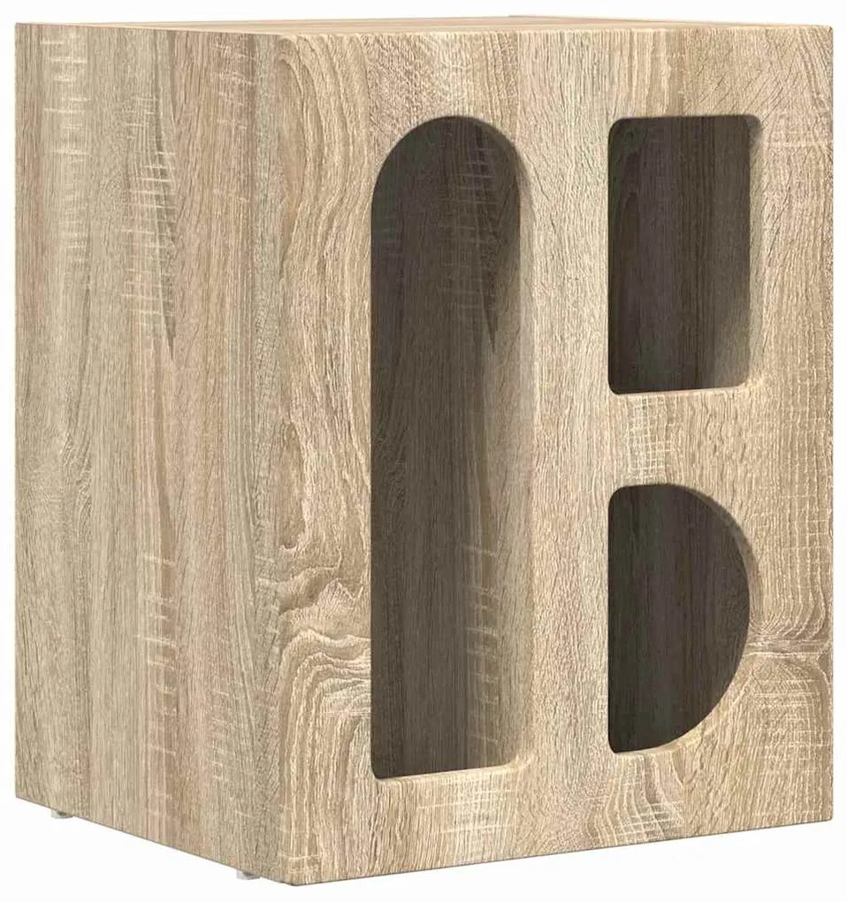 vidaXL Éjjeli asztal Sonoma tölgy 40 x 35 x 50 cm Faanyag