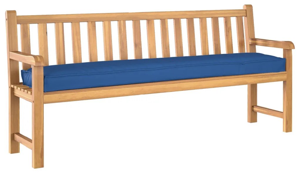 Pallet párnák padhoz 2 db Royal kék 200x40x8 cm Oxford szövet