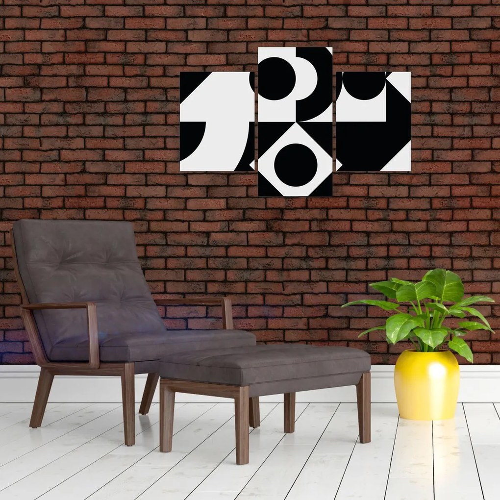Kép - Geometriai absztrakció N⁰1 (90x60 cm)