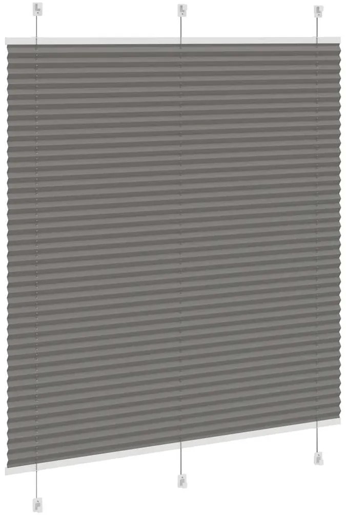 pliszírozott redőny antracit 120x150 cm szövetszélesség 119,4cm