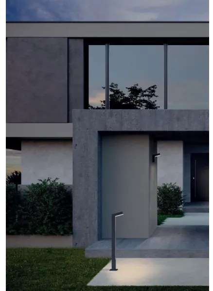 Redo 90510 - LED Kültéri fali lámpa WOODY LED/10W/230V IP54 antracit