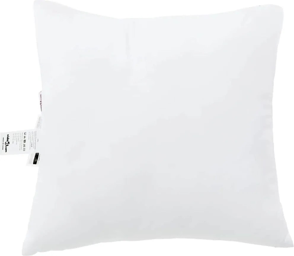 vidaXL Párna párnával 2 pcs Fehér 61 x 41 x 20 cm Poliészter