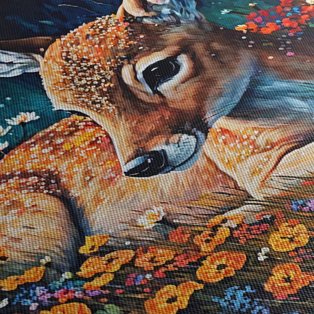 Kép - Festett szarvas (120x50 cm)
