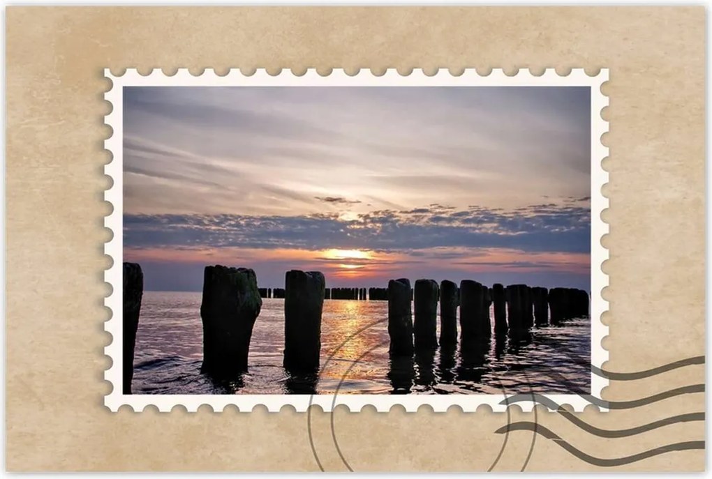 Poszterek 90x60 Hullámtörők a Balti-tengeren