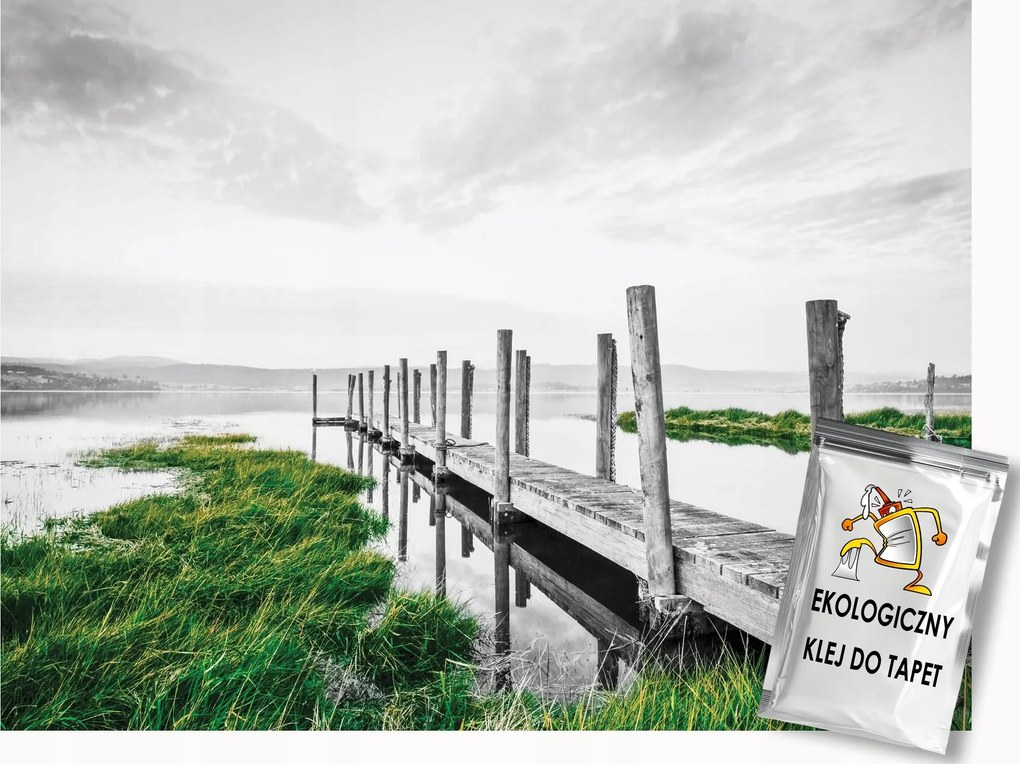 Fotótapéta Flizelina Tájkép Természet Tó Híd 150x105 ragasztó