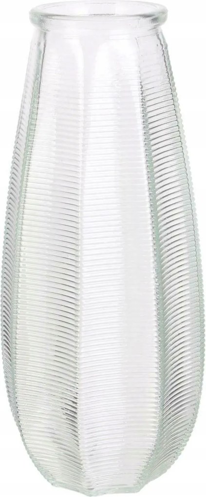 Magas üveg váza virágok Capella átlátszó