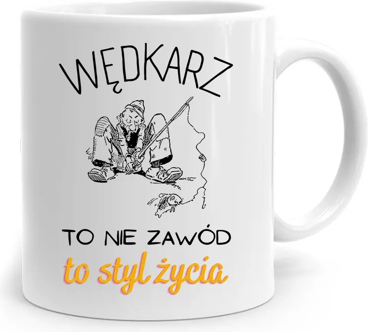 A Horgász Ajándék Bögre Egy Életstílus, fényképes nyomtatással