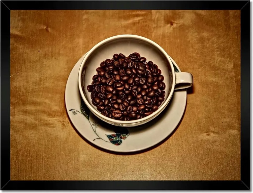 Poszterek keretben 40x30 Aromás kávébabok