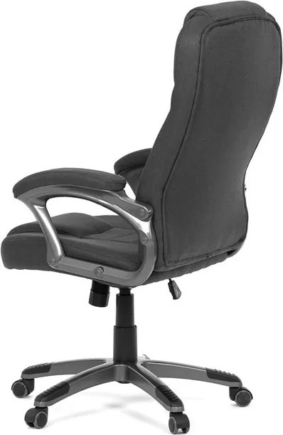 Irodai forgószék fekete szövet kárpitta, hintamechanizmussal, KA-C713 BK2