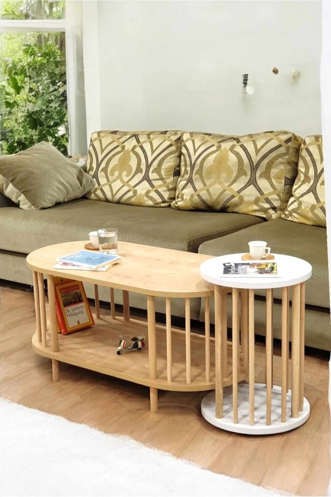 Peka111-125 - Sapphire Oak, White