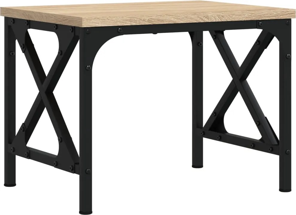 vidaXL sonoma tölgy színű szerelt fa nyomtatóállvány 40 x 30 x 31 cm