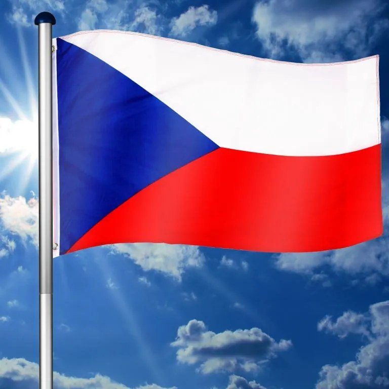 FLAGMASTER® Zászló rúddal Cseh CZE 650 cm