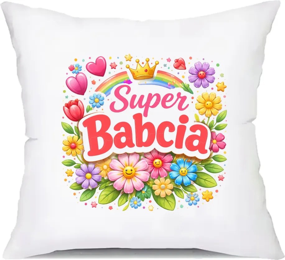 Párna Szuper Nagymama és Nagypapa Napja Ajándék Nagyinak Praktikus