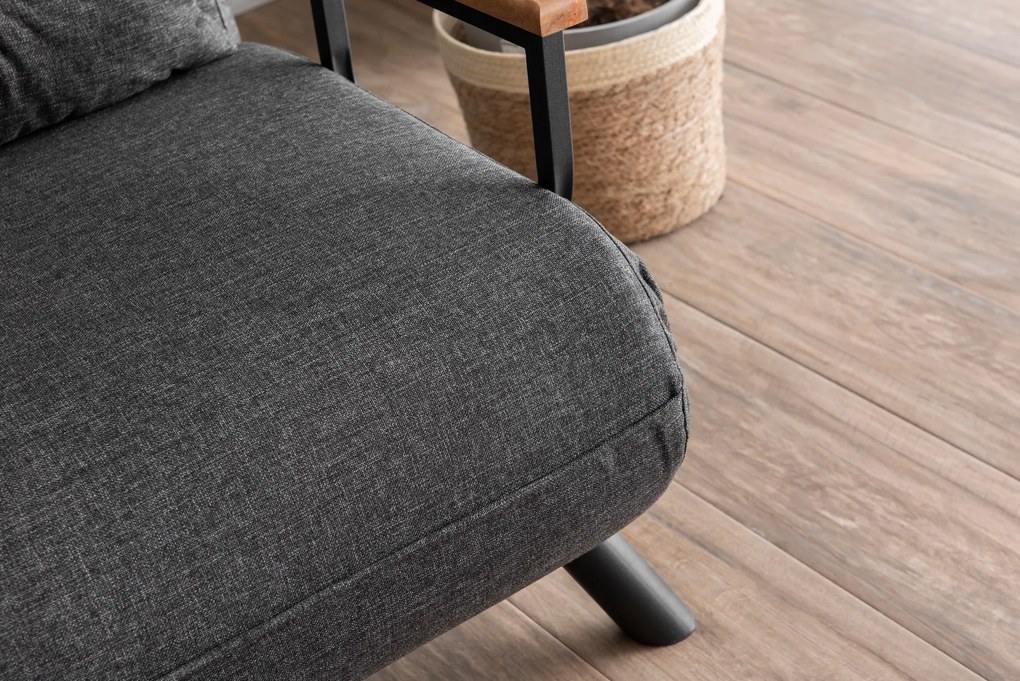 Kanapé Futon Samara (sötétszürke). 1073580