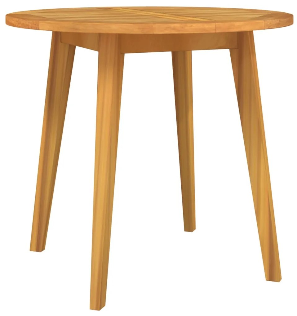 vidaXL tömör akácfa kerti asztal Ø85 x 75 cm