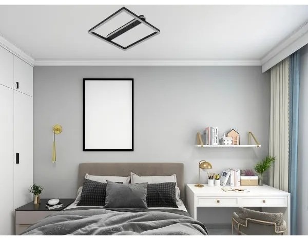 LED fényerőszabályozható mennyezeti lámpatest LED/60W/230V 3000-6500K + távirányító