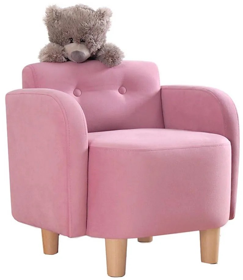 Gyerekfotel DORY, rózsaszín