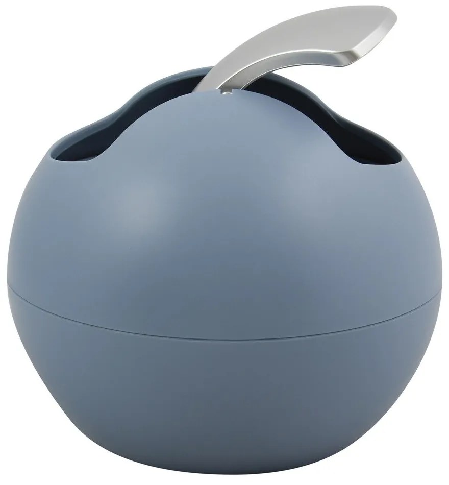 Világoskék műanyag szemetes 1 l Bowl Matt – Spirella