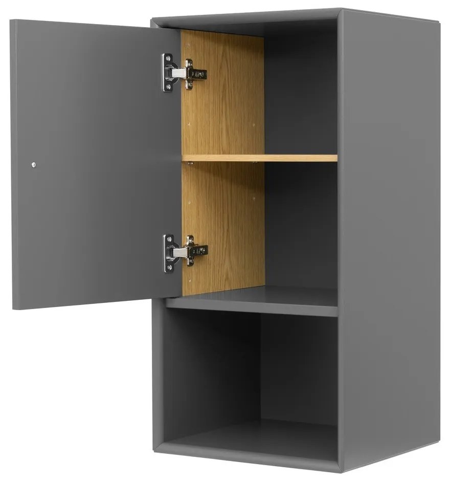 Sötétszürke ajtós modul 33x43 cm Z Cube - Tenzo