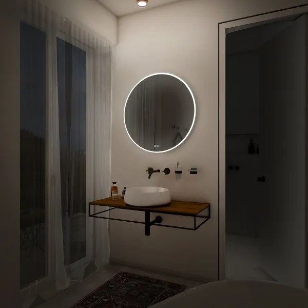 NIMCO ZP 26000RVX - LED háttérvilágítású fürdőszobatükör 3000-6500K, átmérő 60 cm, IP44