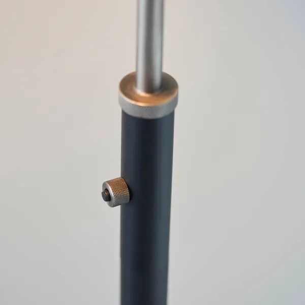 Endon 98753 - Állólámpa FRANKLIN 1xE27/10W/230V matt króm/antracit