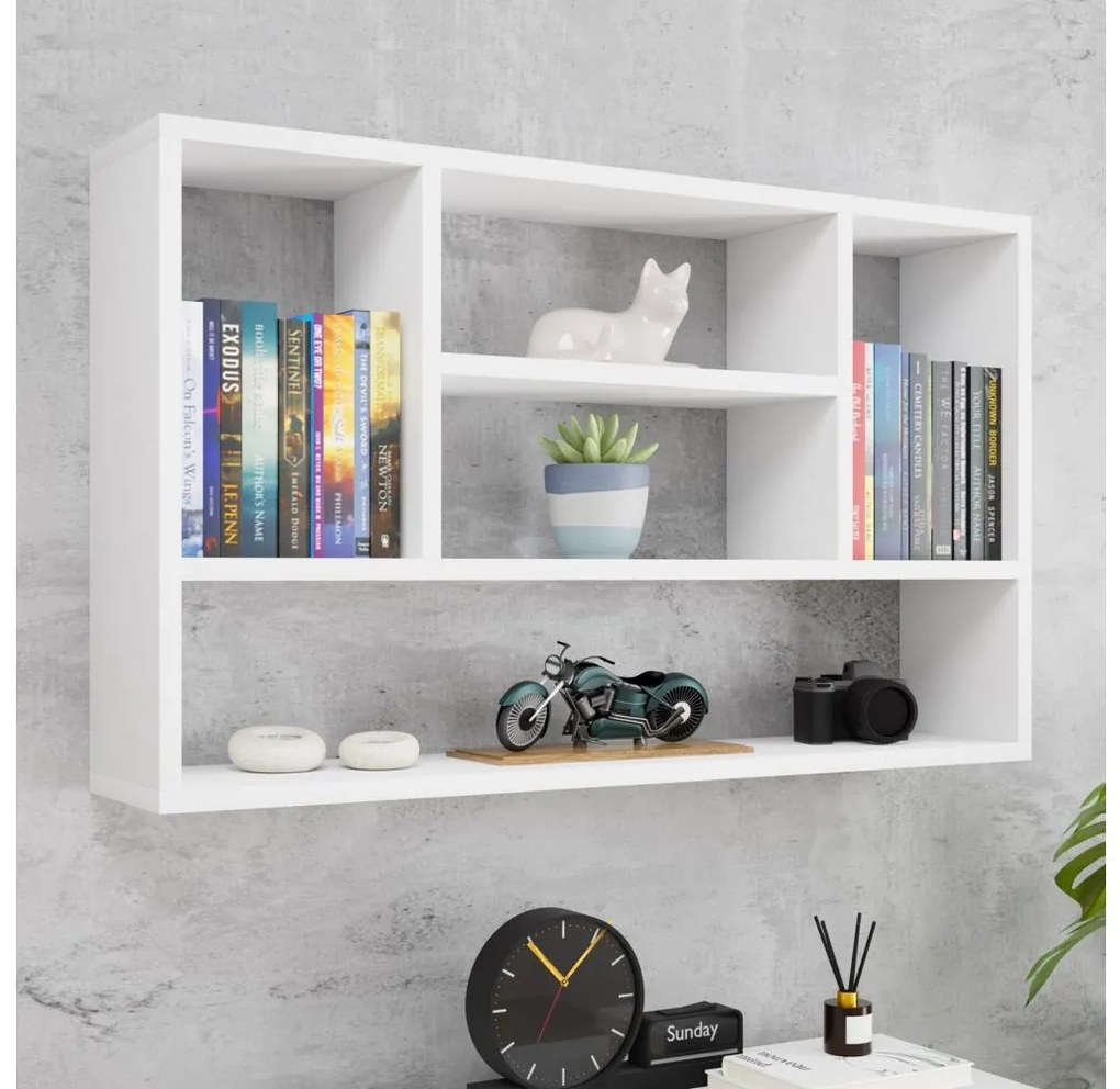 Fali polc PAPIKO 60x100 cm fehér