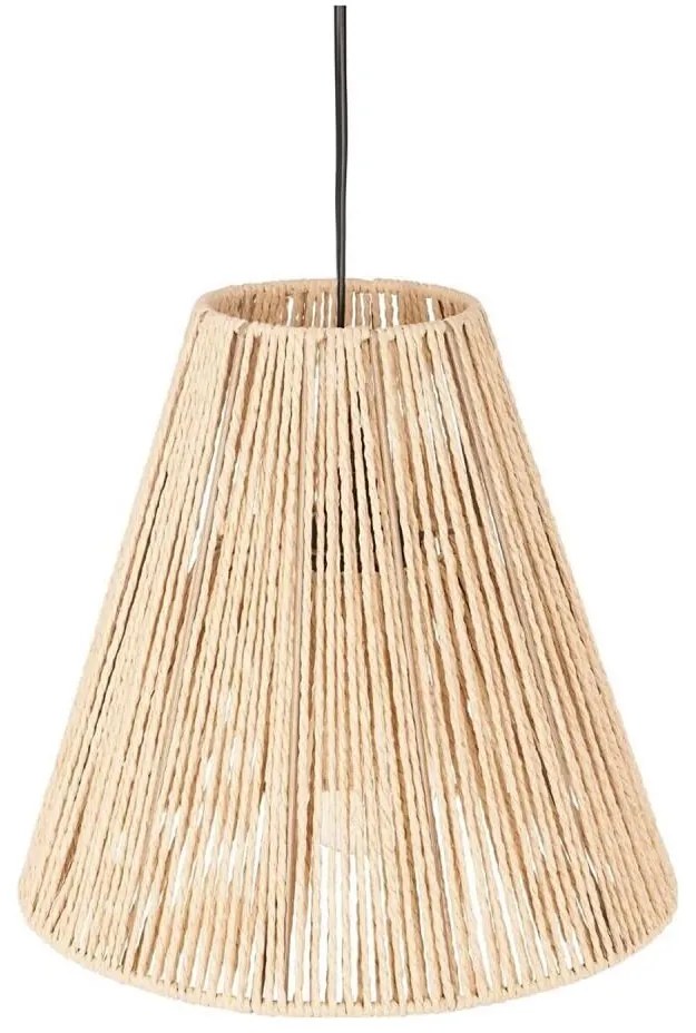 Atmosphera - Csillár zsinóron GIADA 1xE27/40W/230V juta