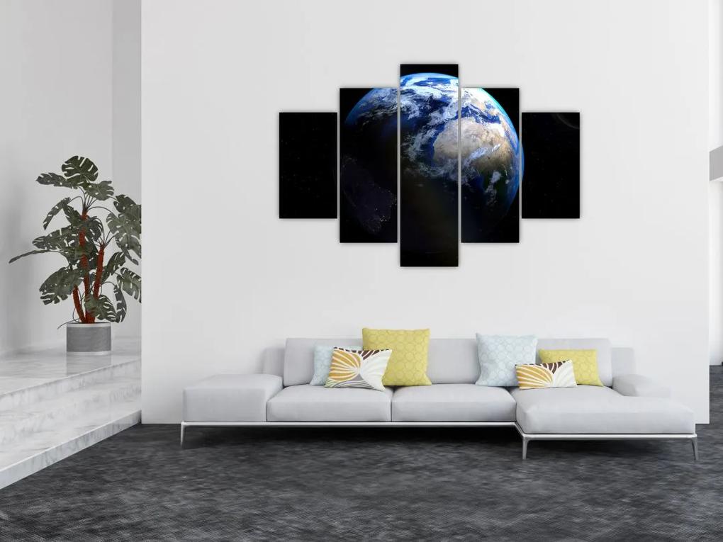 Föld és a Hold képe (150x105 cm)