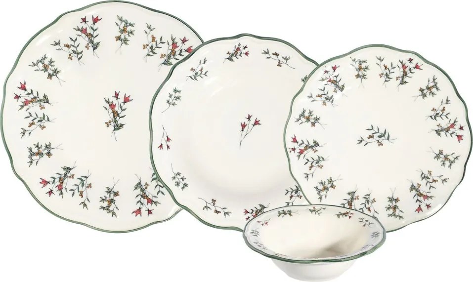 24 részes porcelán étkészlet