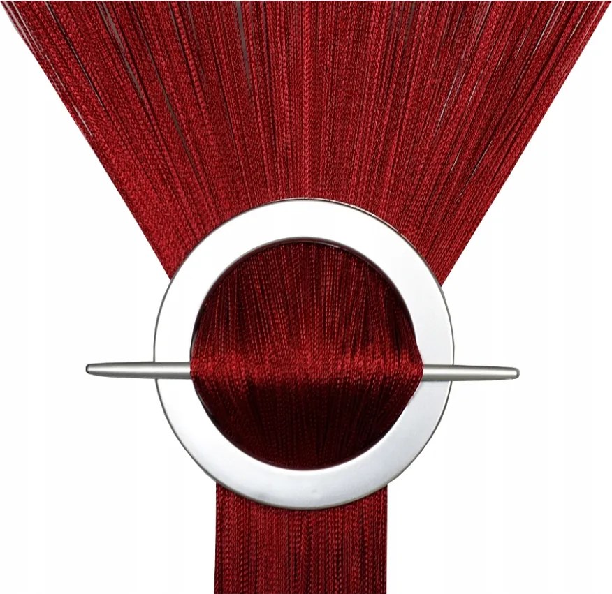 Függöny Spagetti Spagetti Függöny 300x180 bordó