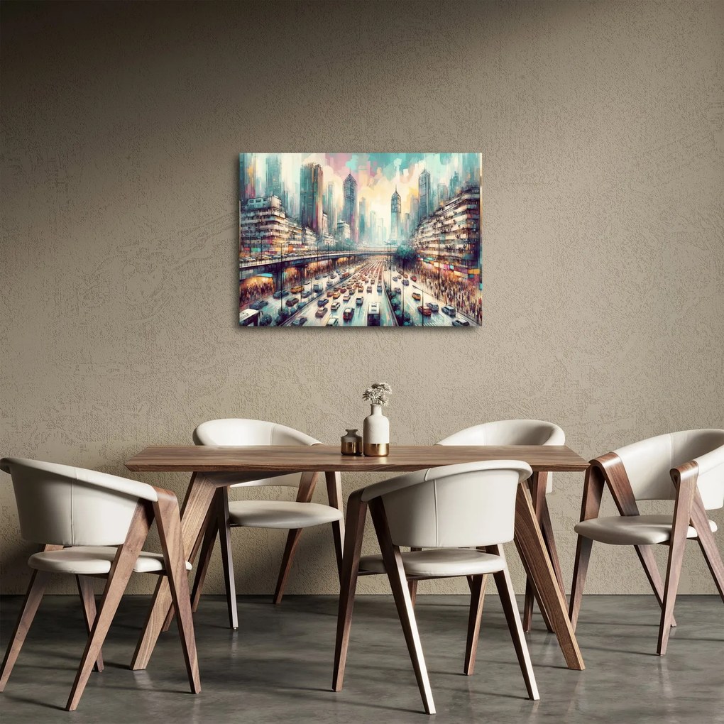 Kép - Városi élet (70x50 cm)