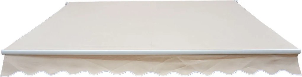 Outsunny Karos Napernyő Állítható Klipszes Napernyő Terasz Napvédelem, 4,5 x 3 m, Kérkó, Beig | Aosom