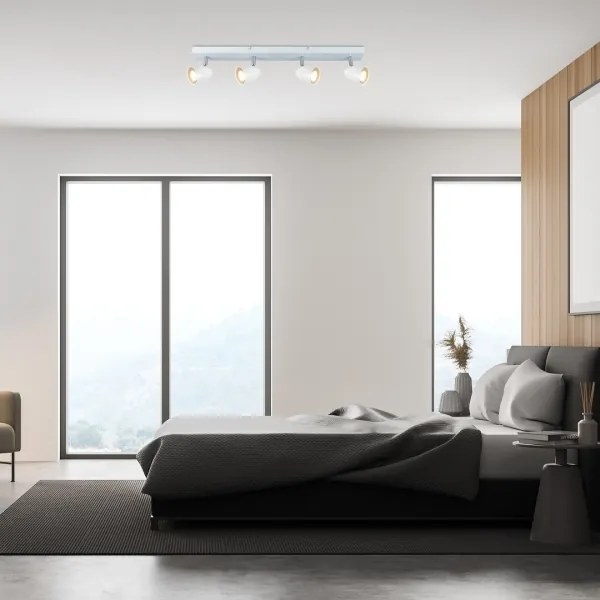 Rabalux 73022 - Spotlámpa PERICO 4xGU10/5W/230V fehér