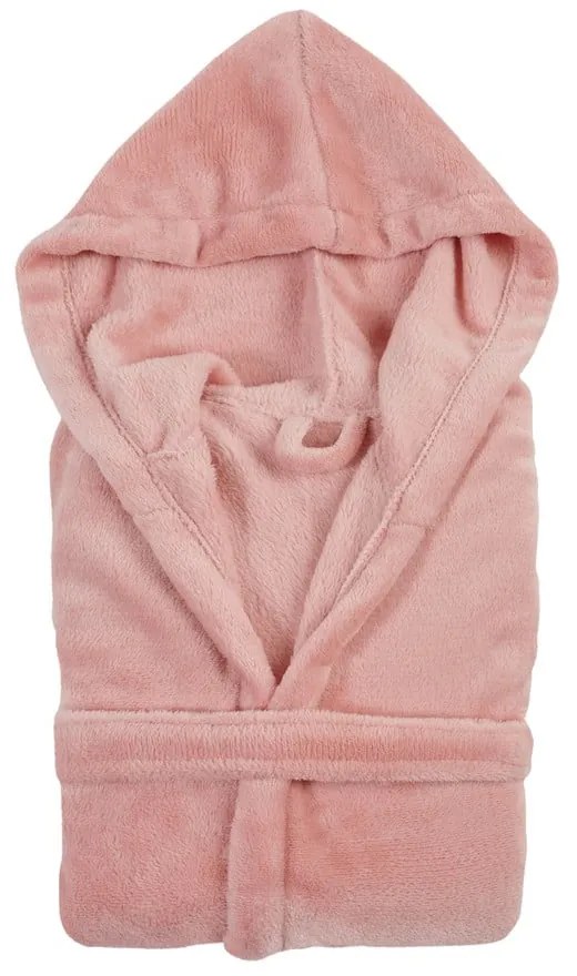 Rózsaszín mikroplüss gyerek fürdőköpeny, méret 122-128 - Tiseco Home Studio
