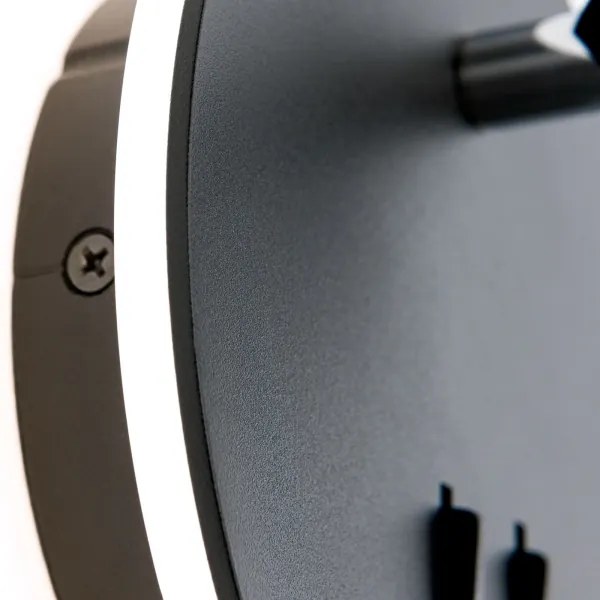 Orion WA 2-1467 - LED Fali spotlámpa LENNY LED/6W/230V + LED/3W fekete