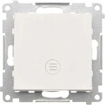 Simon 55 Kapcsoló Egykapcsolós Lépcsőkapcsoló Led háttérvilágítással Fehér matt