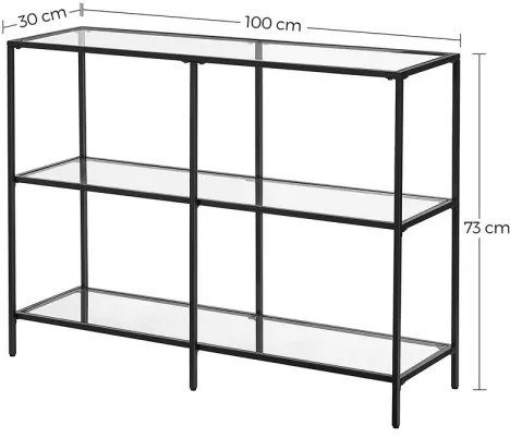 Konzolasztal CIREL fekete