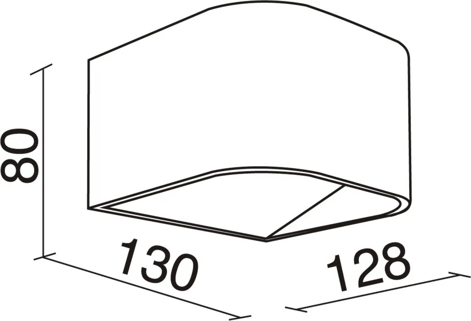 NOVOLUX 461A-L0206A-04 ZENDA Modern Kültéri Fali Lámpa Antracit LED IP55